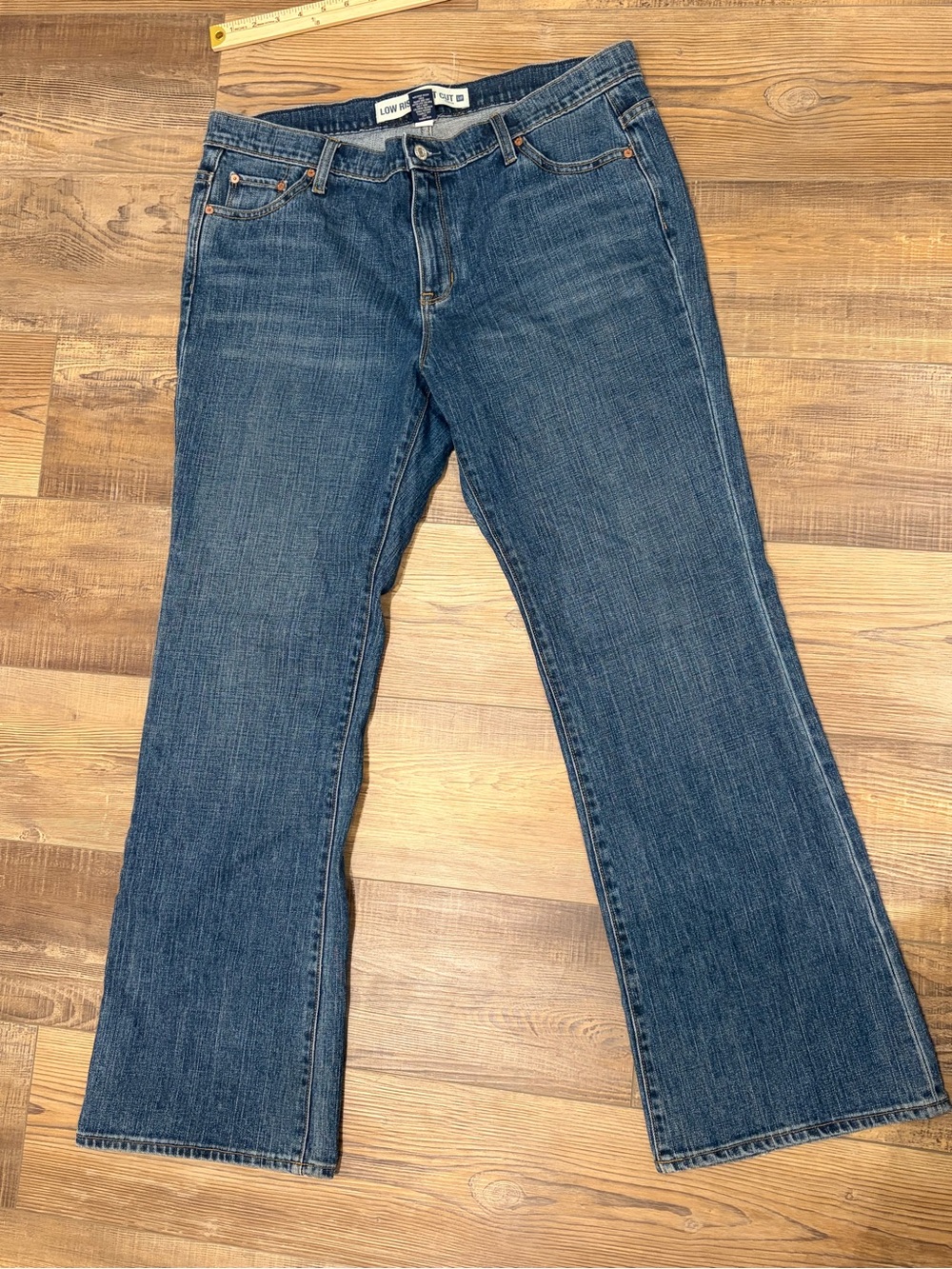 GAP‎ Women's Dark Blue Low Rise Bootcut Stretch Jeans NWOT